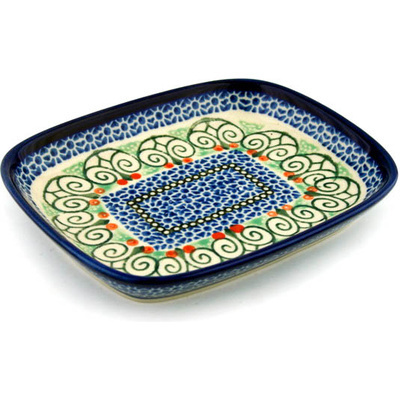 Polish Pottery Platter 7&quot; Life&#039;s A Hoot