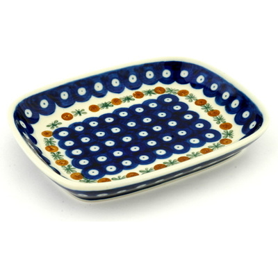 Polish Pottery Platter 7&quot; Mosquito