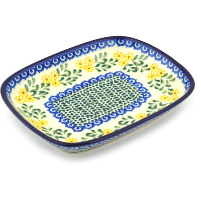 Polish Pottery Platter 7" Summer Day