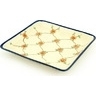 Polish Pottery Platter 8&quot; Marmalade Trellis
