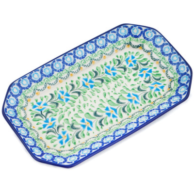 Polish Pottery Platter 8&quot; Top Of The Morning UNIKAT