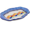 Polish Pottery Platter 9&quot; Glorious Sequence UNIKAT