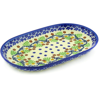 Polish Pottery Platter 9&quot;