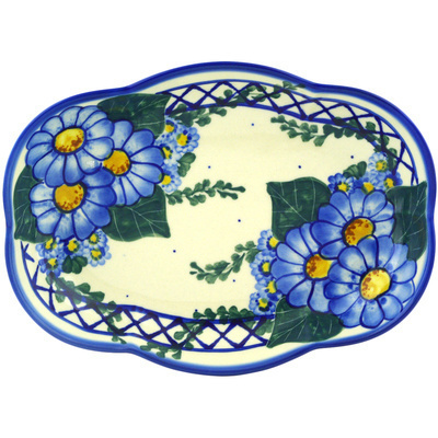 Polish Pottery Platter 9&quot;