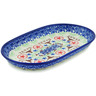 Polish Pottery Platter 9&quot; Texas State
