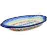 Polish Pottery Platter with Handles 12&quot; Texas State