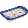 Polish Pottery Platter with Handles 7&quot; Hawaiian Sea Turtle - Honu