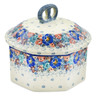 Polish Pottery Pretzel Jar 6&quot; Autumn Bunch UNIKAT