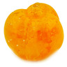 Glass Pumpkin Figurine 7&quot; Orange