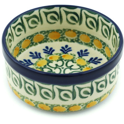 Polish Pottery Ramekin Bowl Autumn Weatfields