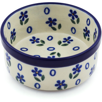 Polish Pottery Ramekin Bowl Daisy Sprinkles