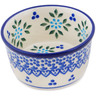 Polish Pottery Ramekin Bowl Small Aster Dots