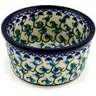 Polish Pottery Ramekin Bowl Small Blue Bell Vine