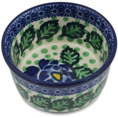 Polish Pottery Ramekin Bowl Small Blue Bliss