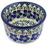 Polish Pottery Ramekin Bowl Small Blue Dogwood