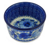 Polish Pottery Ramekin Bowl Small Blue Wildflower Patch UNIKAT