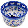 Polish Pottery Ramekin Bowl Small Boo Boo Kitty Paws