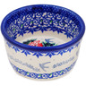 Polish Pottery Ramekin Bowl Small Christmas Gnome In Town UNIKAT