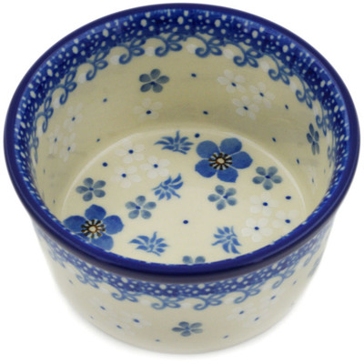 Polish Pottery Ramekin Bowl Small Falling Florals