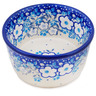 Polish Pottery Ramekin Bowl Small Floral Animation UNIKAT