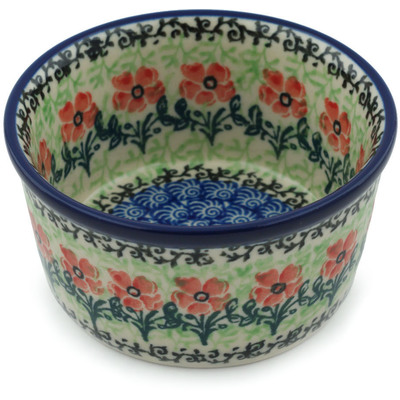 Polish Pottery Ramekin Bowl Small Maraschino
