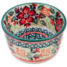 Polish Pottery Ramekin Bowl Small Painting In The Garden UNIKAT