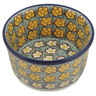 Polish Pottery Ramekin Bowl Small Popcorn Daisies UNIKAT