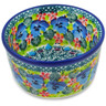 Polish Pottery Ramekin Bowl Small Pretty Pansies UNIKAT