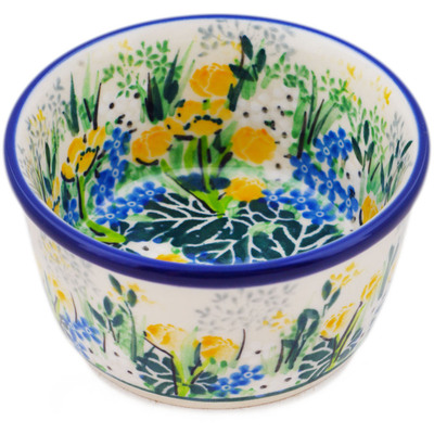 Polish Pottery Ramekin Bowl Small Serenity UNIKAT