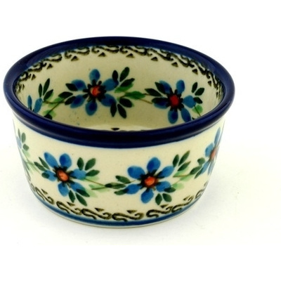 Polish Pottery Ramekin Bowl Small Shady Spring