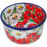 Polish Pottery Ramekin Bowl Small Spring Blossom Harmony UNIKAT