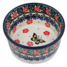 Polish Pottery Ramekin Bowl Small Spring Butterfly