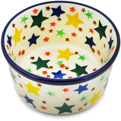 Polish Pottery Ramekin Bowl Small Star Fiesta
