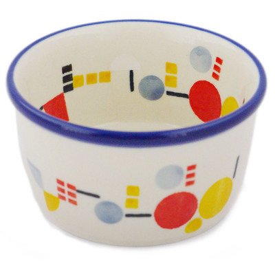 Polish Pottery Ramekin Bowl Small UNIKAT