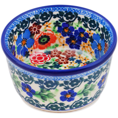 Polish Pottery Ramekin Bowl Small What A Wonderful Life UNIKAT