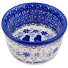 Polish Pottery Ramekin Bowl Small Winter Beauty UNIKAT