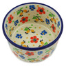 Polish Pottery Ramekin Bowl Small Zesty Floral