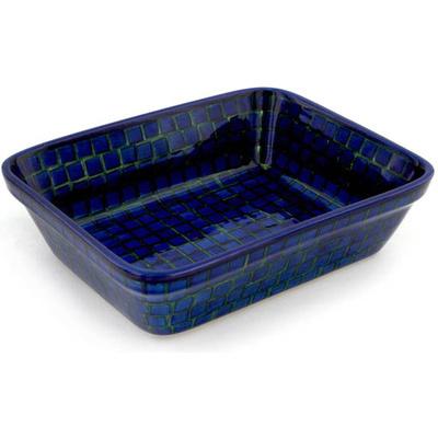 Polish Pottery Rectangular Baker 10&quot;