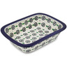 Polish Pottery Rectangular Baker 10&quot; Kickin&#039; It