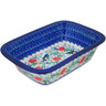 Polish Pottery Rectangular Baker 10&quot; Learn To Fly UNIKAT