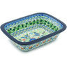 Polish Pottery Rectangular Baker 10" Mariposa UNIKAT