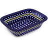 Polish Pottery Rectangular Baker 10&quot; Mosquito