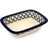 Polish Pottery Rectangular Baker 10&quot; Radient Scales