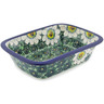 Polish Pottery Rectangular Baker 10" UNIKAT