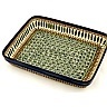 Polish Pottery Rectangular Baker 11" Tuscan Countryside
