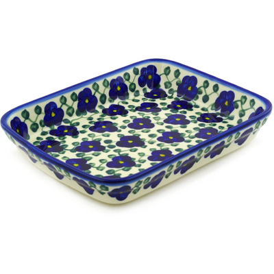 Polish Pottery Rectangular Baker 12&quot;