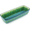 Polish Pottery Rectangular Baker 12&quot; Prairie Land UNIKAT