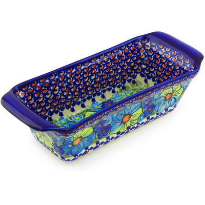 Polish Pottery Rectangular Baker 12" Sweet Treats UNIKAT
