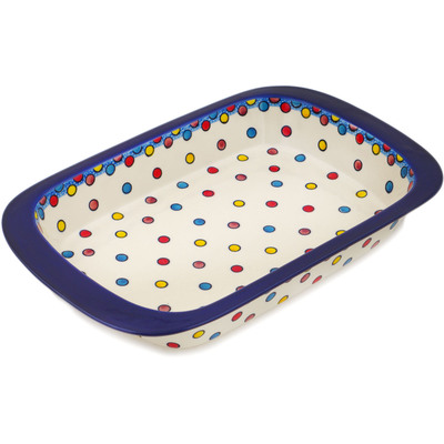 Polish Pottery Rectangular Baker 13&quot; Gumball Machine UNIKAT