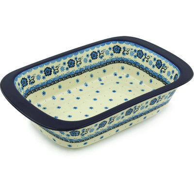 Polish Pottery Rectangular Baker 13"